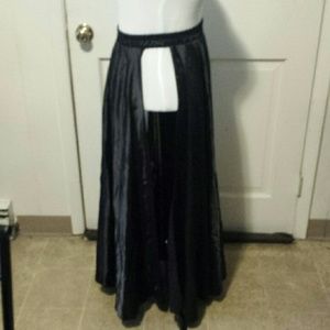 Belly dance skirt, high side slits